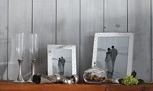 מסגרת תמונה מסנוורת של נמבה, 8 x 10 | מסגרת תמונה עם זכוכית מחוסמת | עיצוב וינטג 'ועכשווי | משפחת תצוגת שולחן,